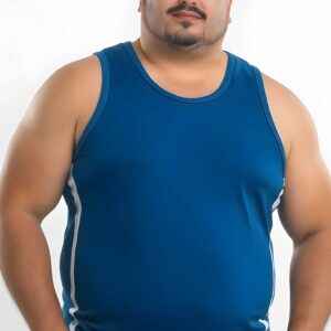 Regata Dry Fit Plus Size Com Recorte Lateral